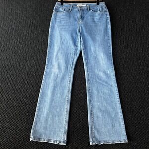 Levis Classic Bootcut Jeans Womens 8M Blue Denim W29 L32 Stretch 39252-0027